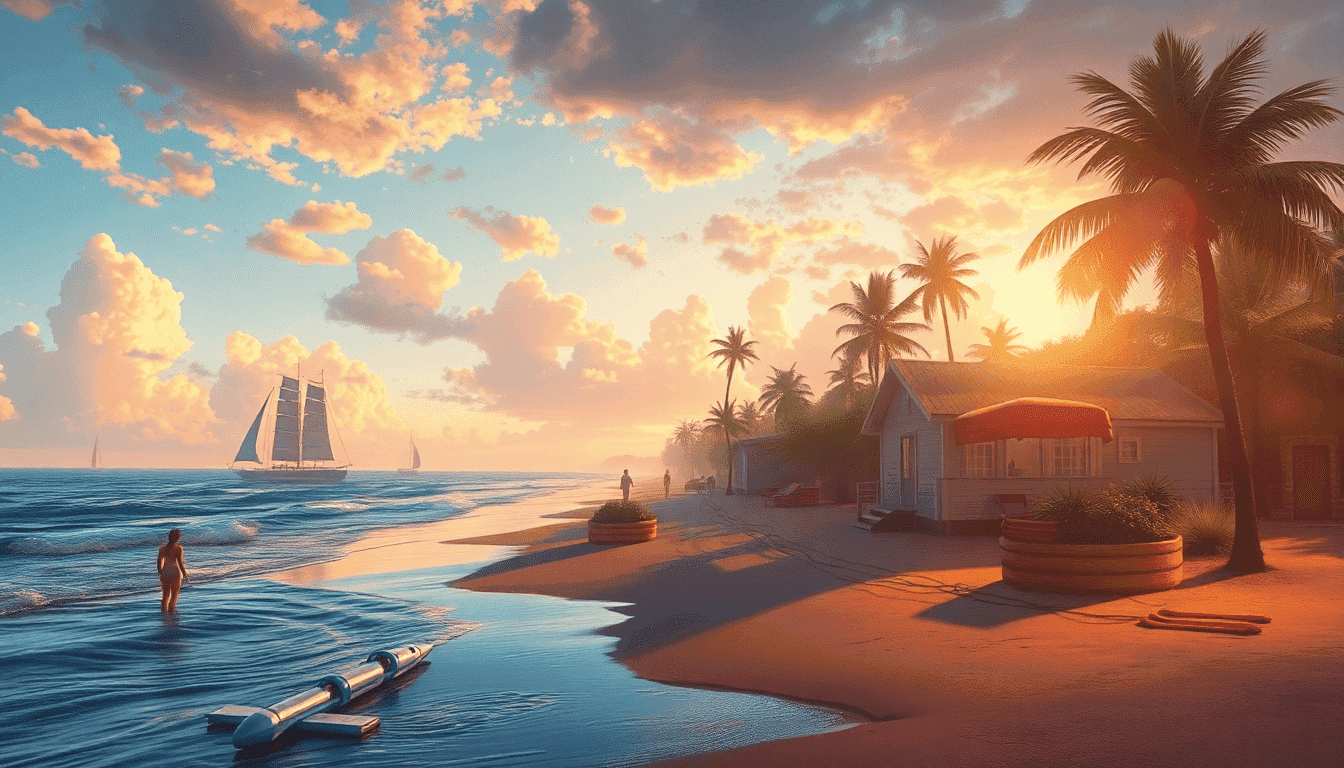 Beach Town Summer