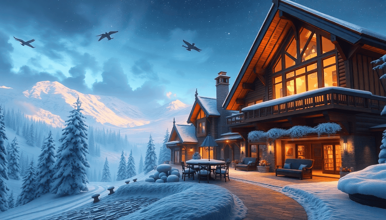 Ski Resort Lodge
